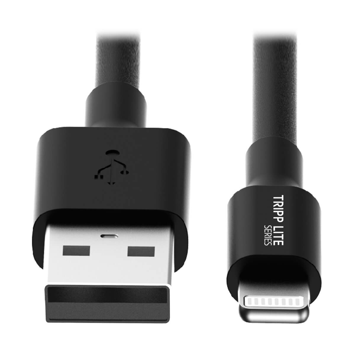 Eaton M100 USB-A to Lightning Sync/Charge Cable, MFi Certified,USB 2.0