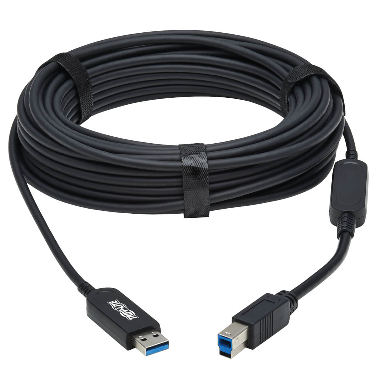 Eaton U328F USB 3.2 Gen 1 Plenum-Rated Fiber Active Optical Cable (AOC) - 5 Gbps, BK
