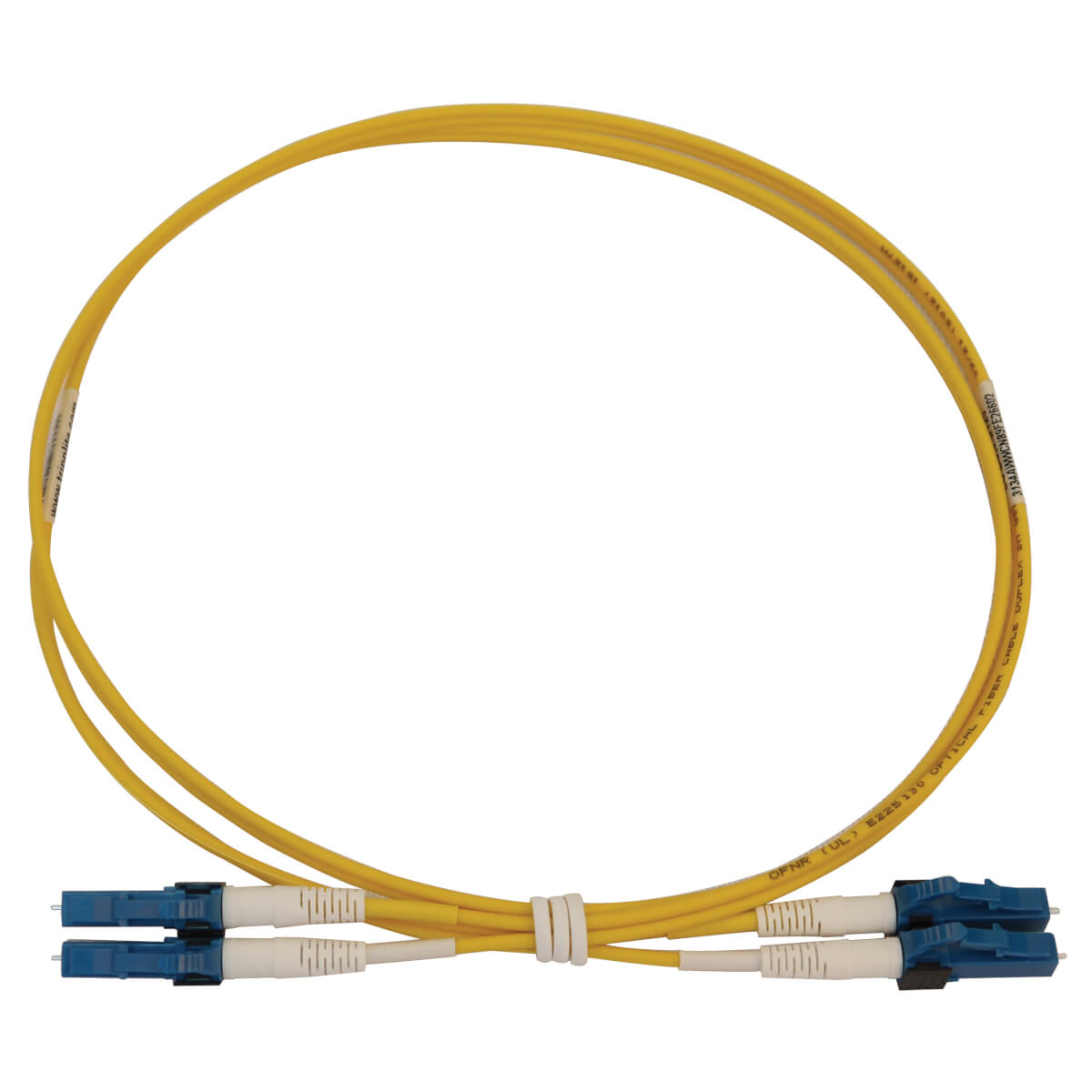 Eaton N370X 400G Duplex Singlemode 9/125 OS2 Switchable Fiber Optic Cable, LSZH,YL