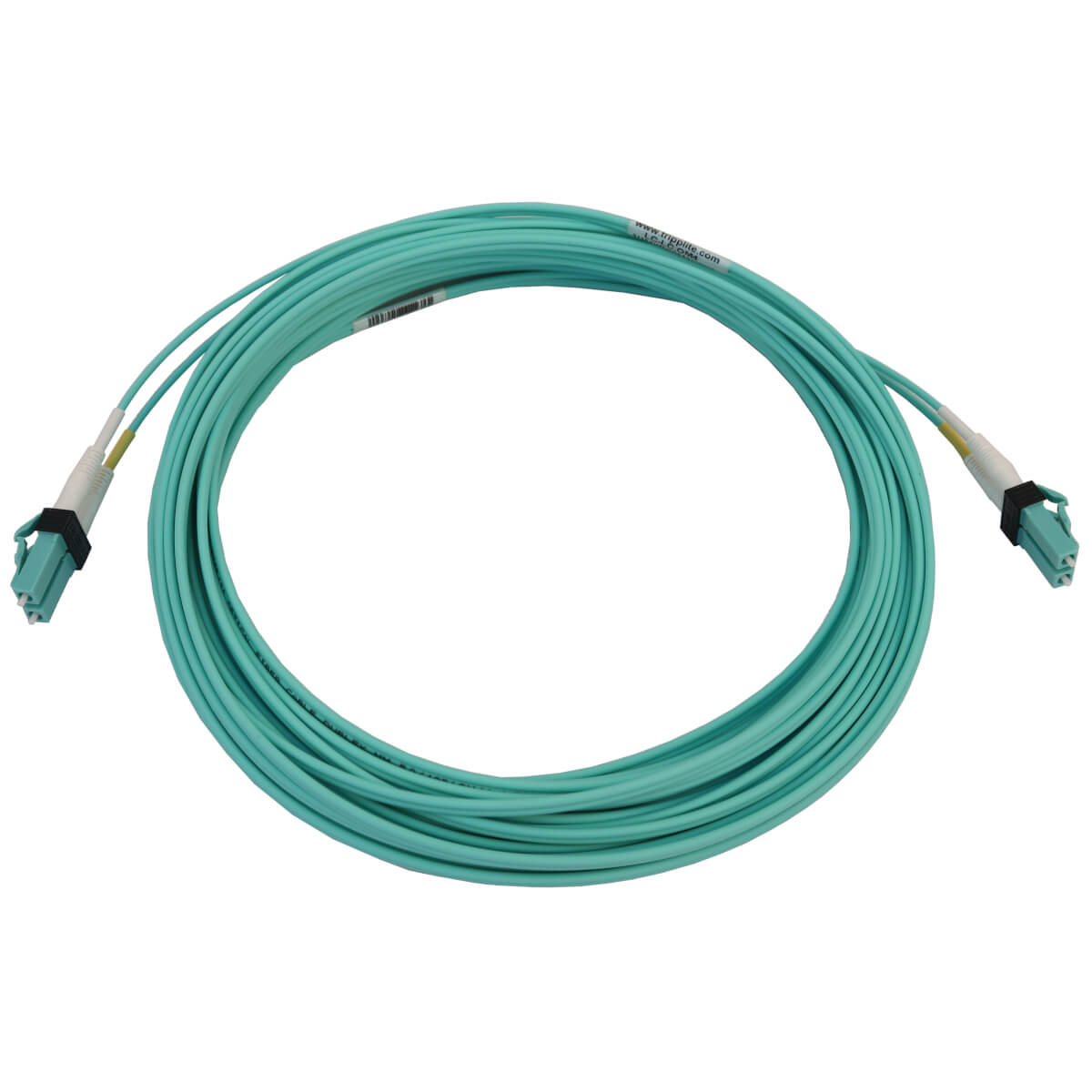 Eaton N820X-10M-400G Multimode 50/125 OM4 Switchable Fiber Optic Cable, LSZH,Aqua