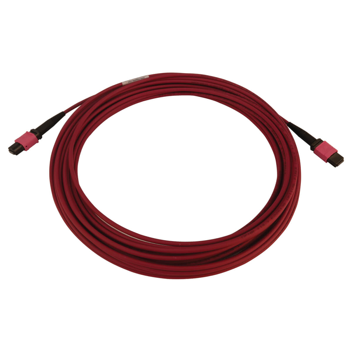 Eaton N845B-12-MG 100G Multimode 50/125 OM4 Fiber Optic Cable, LSZH, Magenta