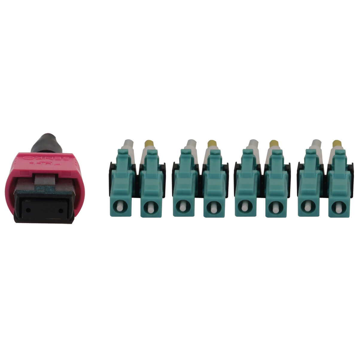 Eaton N845X-8L-MG 40/100G Multimode 50/125 OM4 Fiber Optic Cable, LSZH, Magenta 