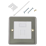 Single UTP Cat5e Module Complete with Metal Faceplate