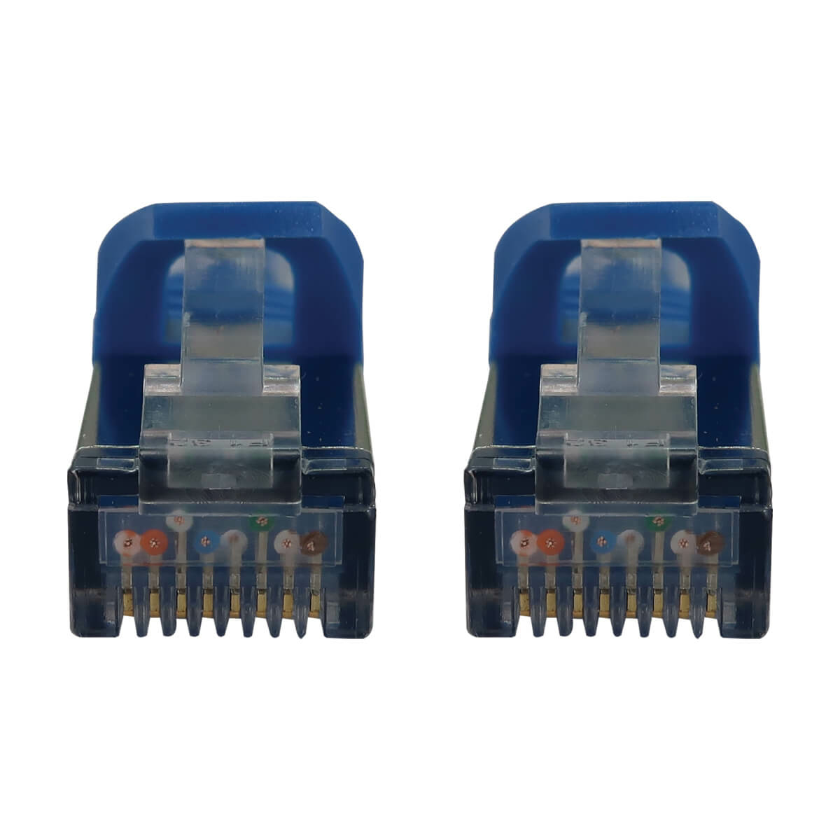 Eaton N262-S-BL Cat6a 10G Snagless Shielded Slim STP Ethernet Cable, PoE,BL