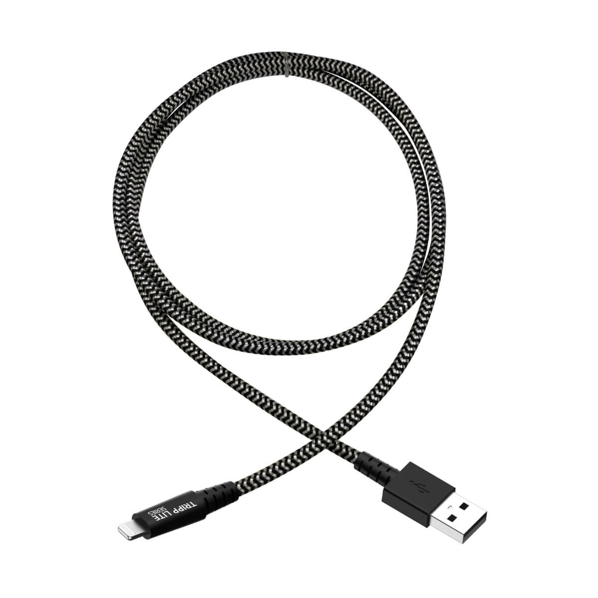 Eaton M100-HD Heavy-Duty USB-A to Lightning Sync/Charge Cable- M/M, USB 2.0