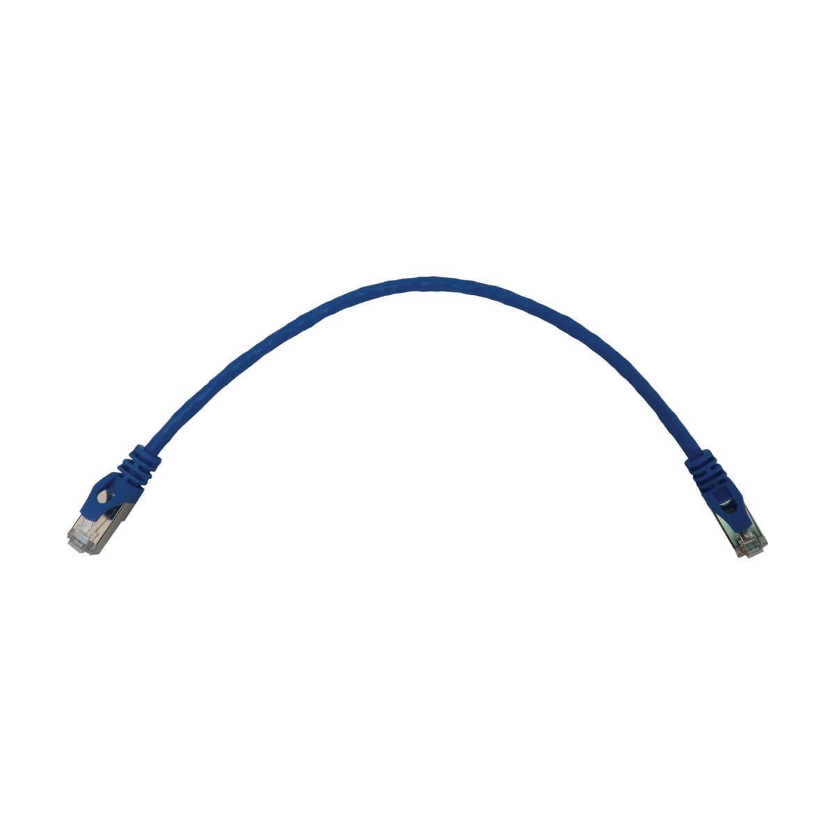 Eaton N262-S-BL Cat6a 10G Snagless Shielded Slim STP Ethernet Cable, PoE,BL