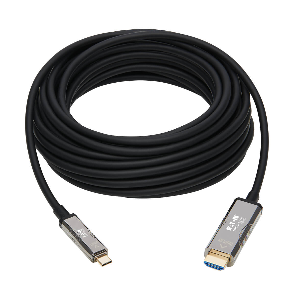 Eaton U444F3-H4K6 High-Speed USB-C to HDMI Fiber Active Optical Cable (AOC) - BK