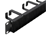 1U 19 Inch Rackmount Cable Tidy With Brush Strip