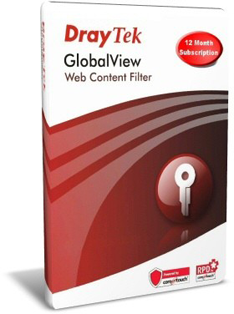 Draytek WCFA-SOFT Global View Web Filtering 12 months licence - Emailed