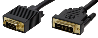 2mt DVI-A to SVGA Cable