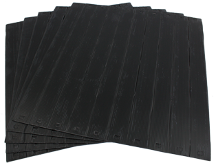 Pack 10 x 10U Strips AirShield Blanking Panels