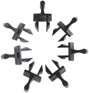 100 Pack AirShield Push/Pull Rack/Panel Clips