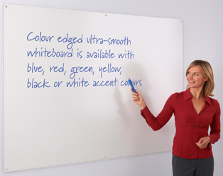 Metroplan Write-on - Coloured Edged Whiteboard