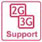 2G/3G Support