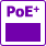 Power Over Ethernet + (PoE+) Ports