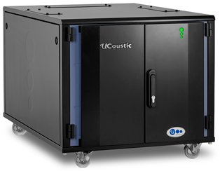 12u 1100mm Deep UCoustic Sound Proof Server Cabinet,Passive