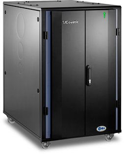 24u 1100mm Deep UCoustic Sound Proof Server Cabinet,Passive