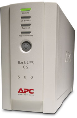 APC BK500EI Back-UPS CS 500VA Uninterruptible Power Supply UPS