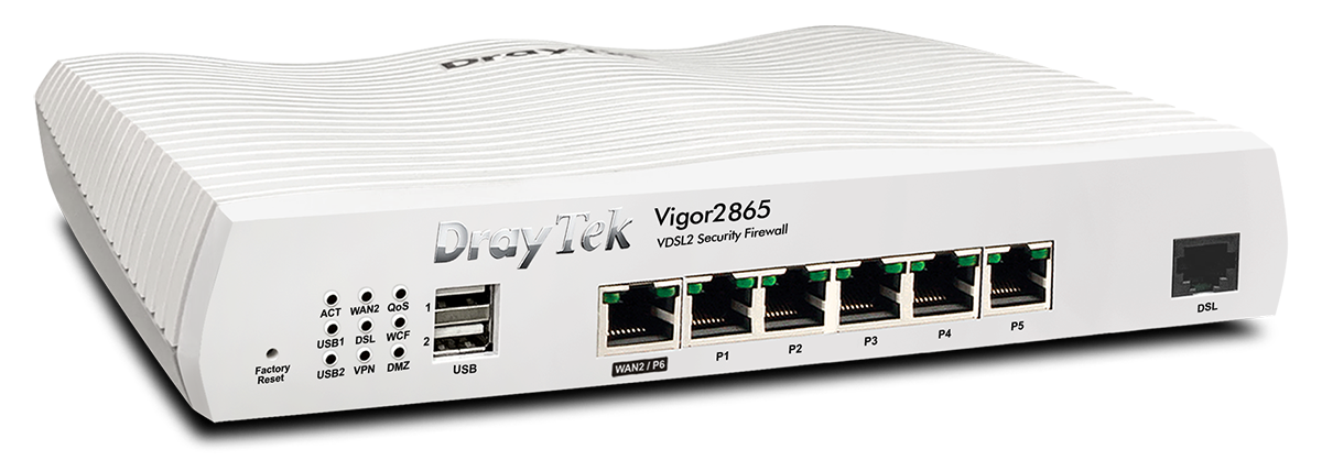 DrayTek V2865-K VDSL2 and Gigabit Ethernet WAN Router 