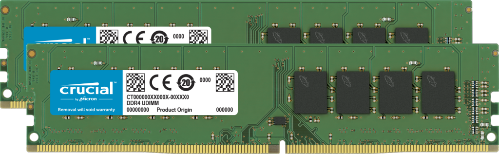 Crucial DDR4 Memory - Twin Card Kits
