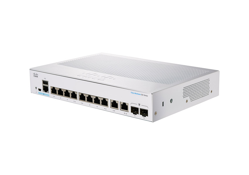 Cisco CBS350-8FP-E-2G-UK 8-port L3 GE Managed PoE Switch