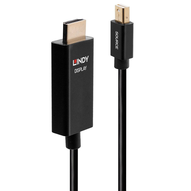 Lindy Active Mini DisplayPort to HDMI Cable with HDR