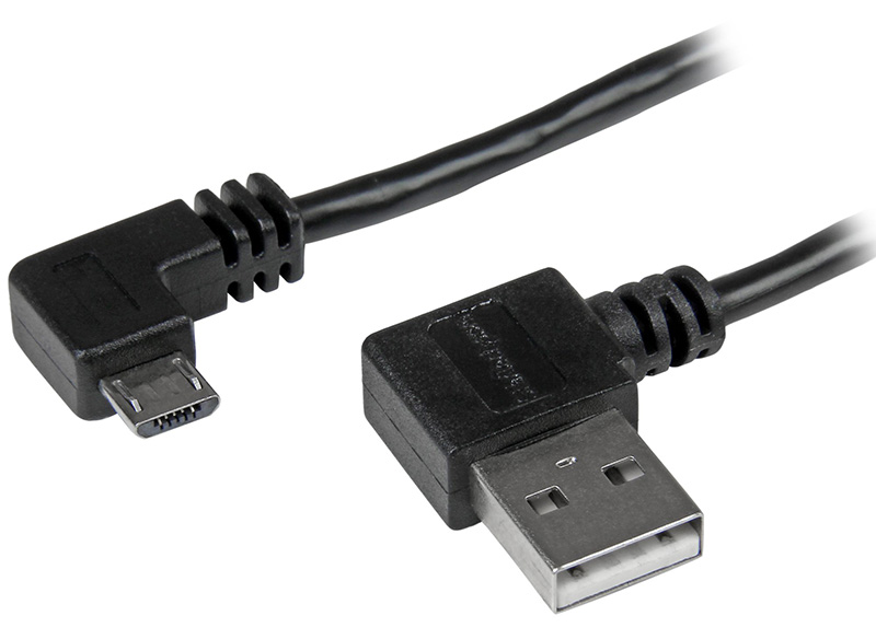 StarTech Micro-USB Cable with Right-Angled Connectors - M/M
