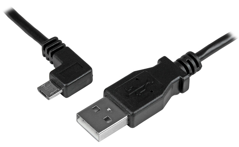 StarTech Micro-USB Charge-and-Sync Cable M/M - Left-Angle Micro-USB