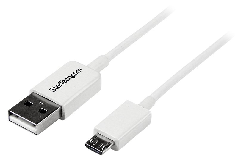 StarTech White Micro USB Cable - A to Micro B