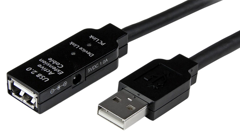 StarTech USB 2.0 Active Extension Cable - M/F