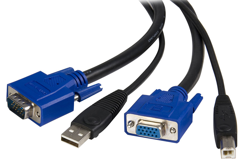 StarTech 2-in-1 Universal USB KVM Cable