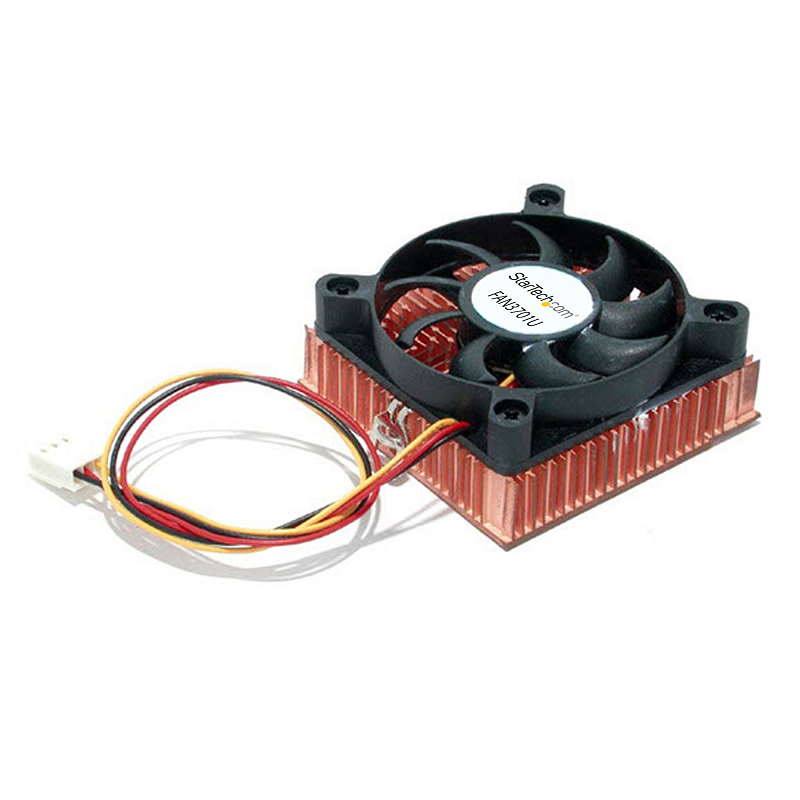 StarTech FAN3701U 1U 60x10mm Socket 7/370 CPU Cooler Fan w/ Copper Heatsink & TX3