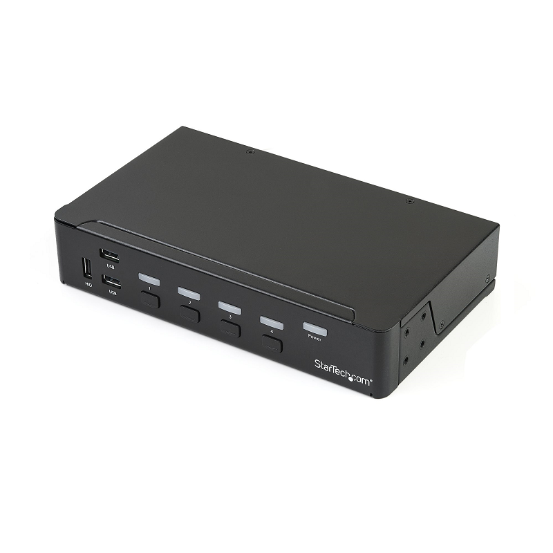 StarTech SV431DPU3A2 4 Port DisplayPort KVM Switch - USB 3.0 - 4K 30Hz