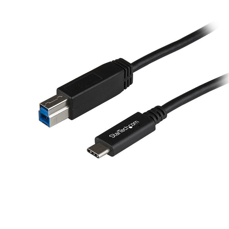 StarTech USB31CB1M USB-C to USB-B Printer Cable - M/M - 1 m (3 ft) - USB 3.1 (10Gbps)