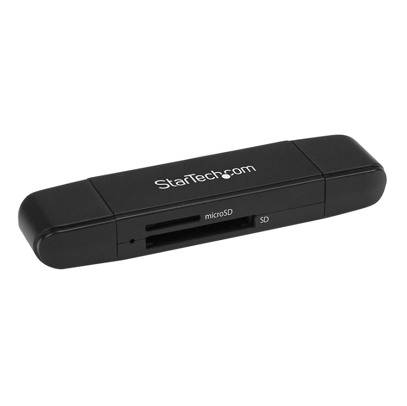 StarTech SDMSDRWU3AC SD microSD Card Reader USB-C & USB-A 