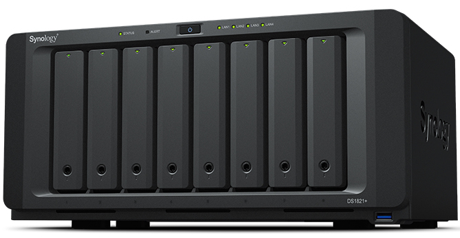 Synology DS1821+ DiskStation 8-Bay NAS Storage Tower