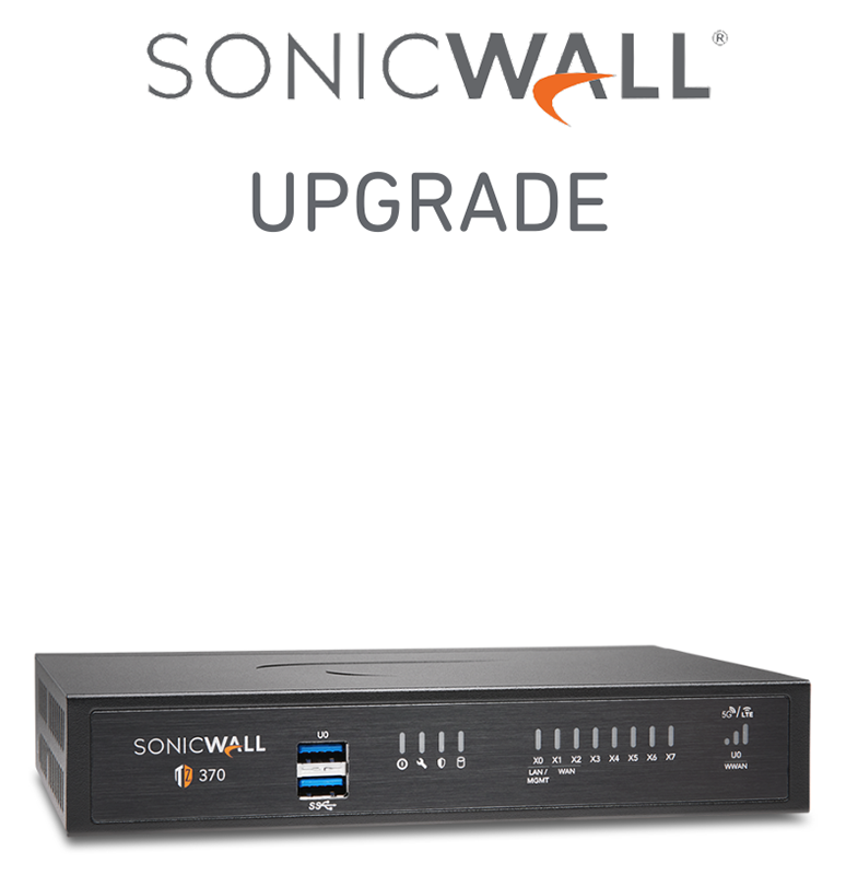SonicWall TZ370 Secure Upgrade Plus - Essential Edition