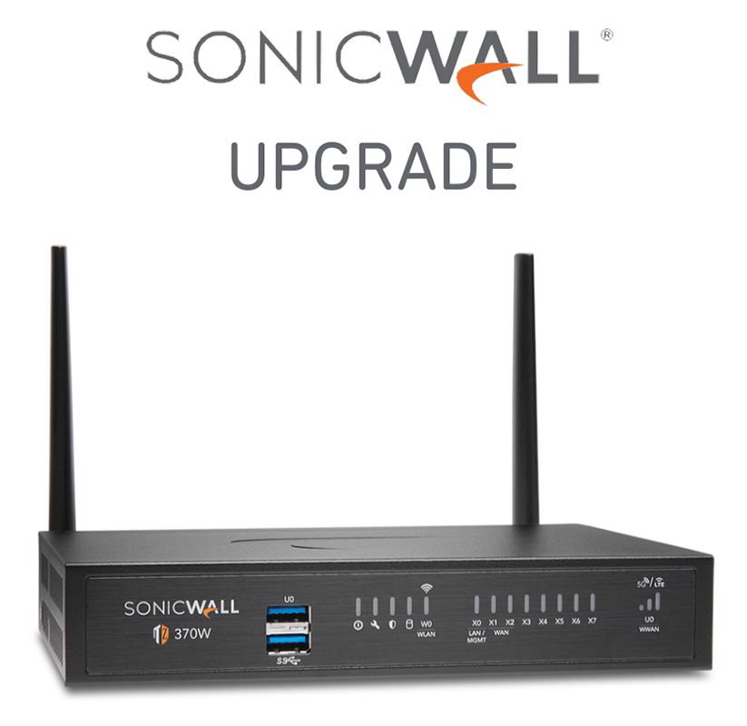 SonicWall TZ370 Wireless-AC INTL Secure Upgrade Plus - Essential Edition