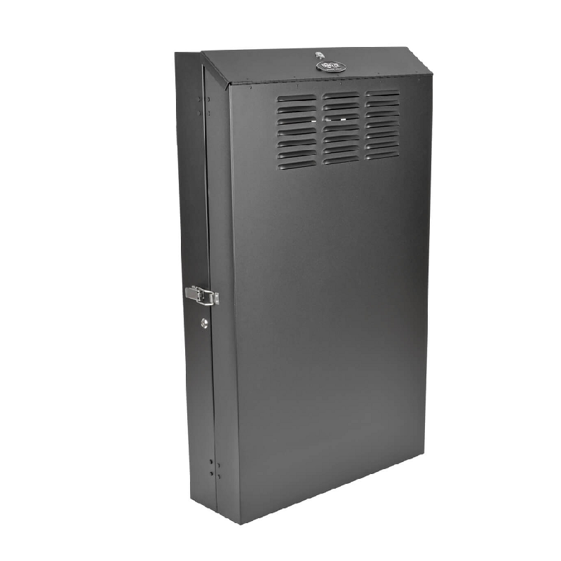 Tripp Lite SmartRack 4U Low-Profile Vertical-Mount Server-Depth Wall-Mount Rack Enclosure Cabinet