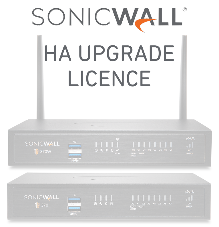 SonicWall 02-SSC-8052 Stateful High Availability Upgrade - Licence - for TZ370