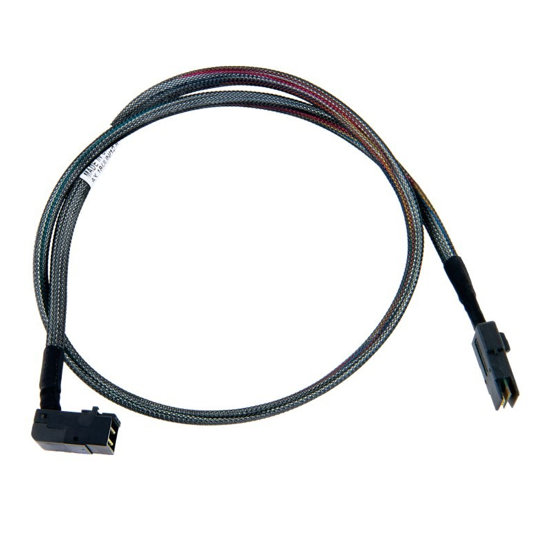 Microchip 2281300-R 0.5m Right-Angle Mini-SAS/Mini-SAS HD Transfer Cable for Backplane