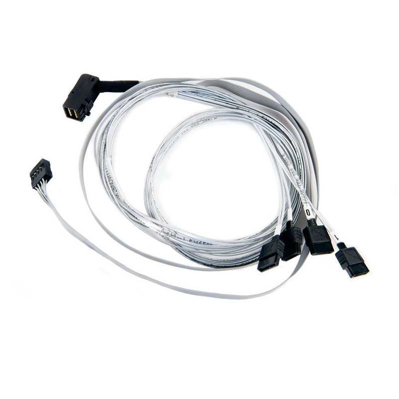Microchip 2280000-R 0.8m Right-Angle Mini-SAS HD/SATA Transfer Cable