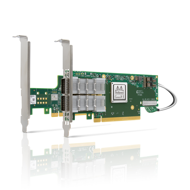 Mellanox MCX654106A-HCAT CONNECTX-6 VPI Adapter Card Kit - Dual-Port
