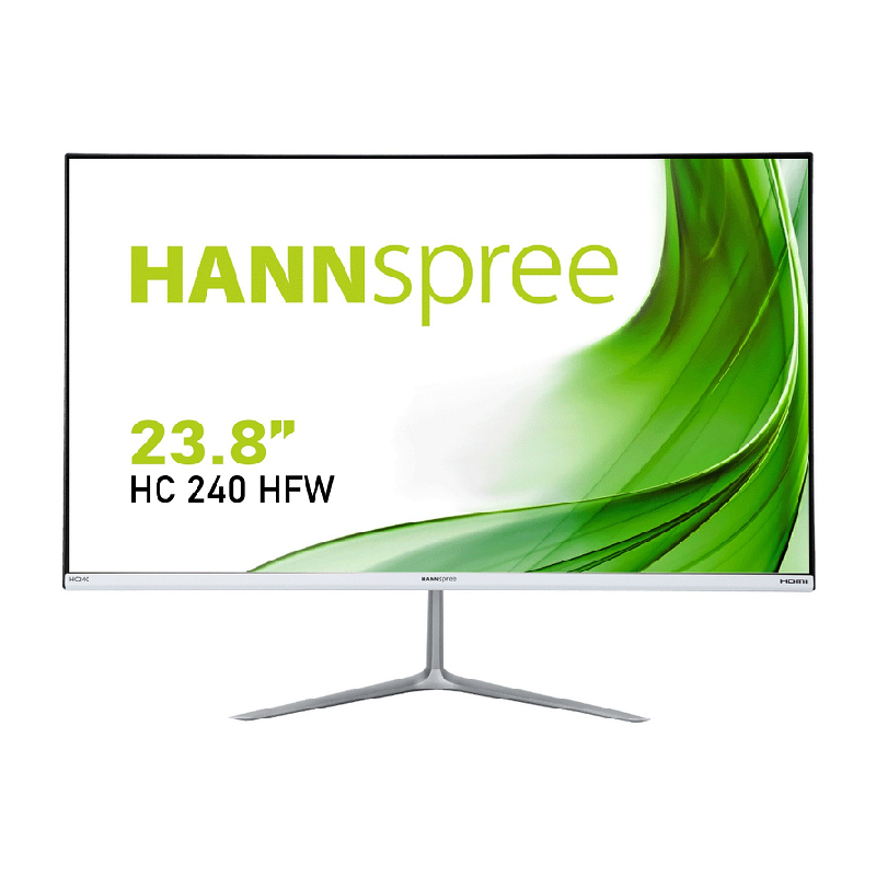 Hannspree HC240HFW Full HD LED Computer Monitor 60.5cm 1920 x 1080 pixels - Silver, White