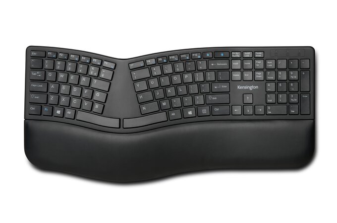 Kensington K75401UK Pro Fit Ergo Wireless Keyboard (Black)