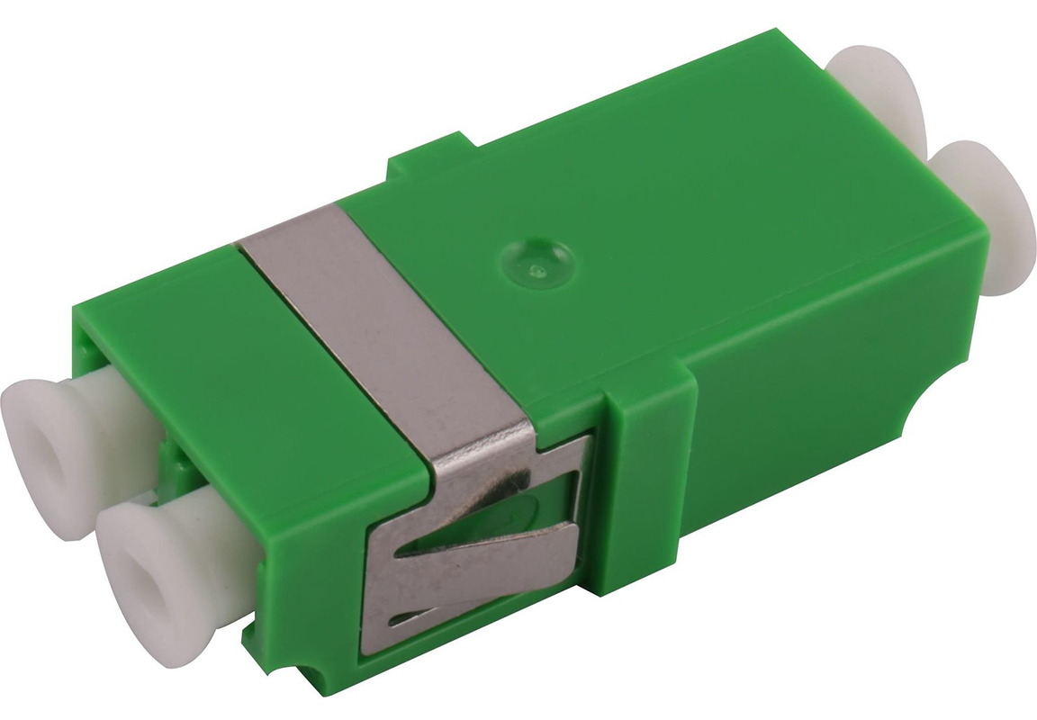 Enbeam LC/APC Duplex Flangeless Adaptor-Green 6-Pack