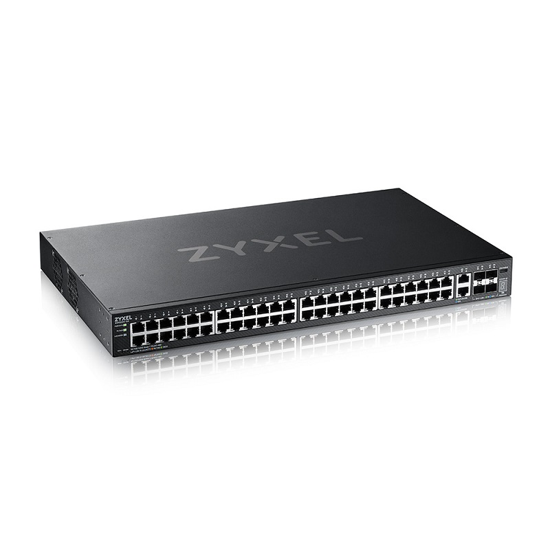 Zyxel XGS2220-54 48-port GbE L3 Managed Switch with 6 10G Uplink