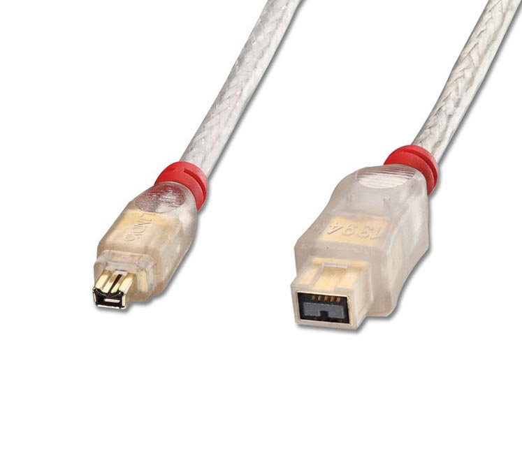 Lindy 30785 1m 4 Pin Male to 9 Pin FireWire 800 Cable
