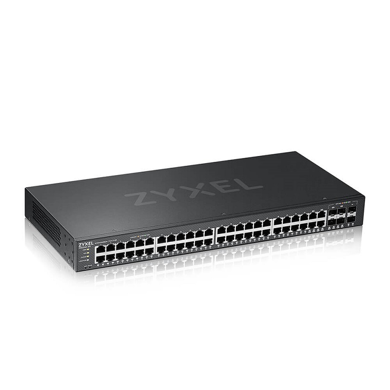 Zyxel GS2220-50-GB0101F 48-port Gigabit Ethernet L2 Switch with GbE Uplink 