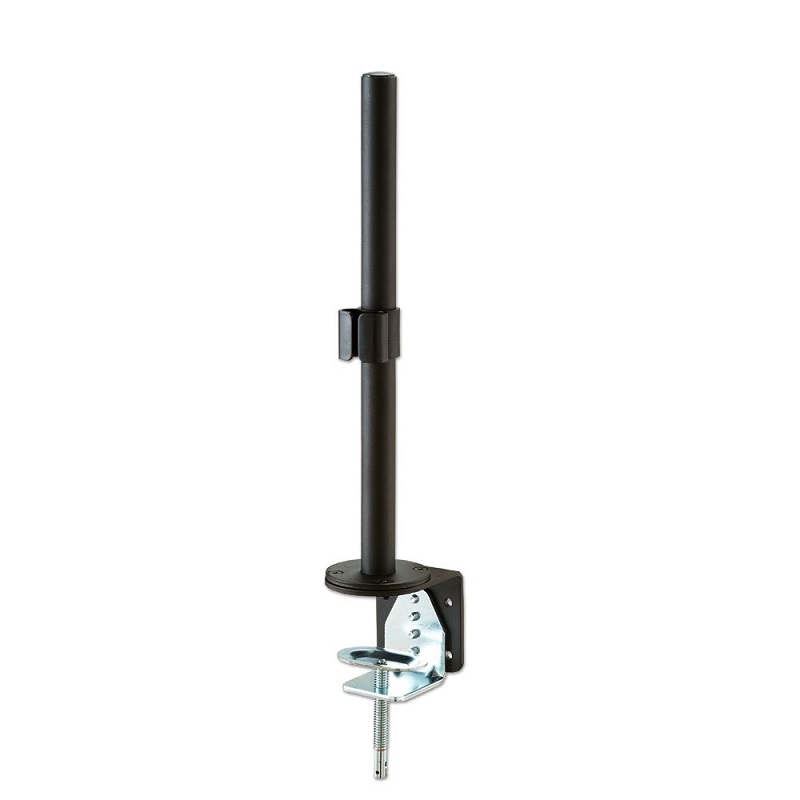 Lindy 40952 400mm Pole with Desk Clamp, Black